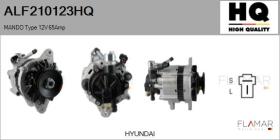 HQ ALF210123HQ - ALT NUEVO MANDO Type 12V 65Amp