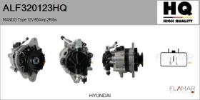 HQ ALF320123HQ - ALT NUEVO MANDO Type 12V 65Amp PV2