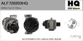 HQ ALF720203HQ - ALT NUEVO MARELLI Type 12V