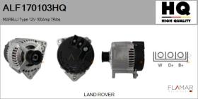 HQ ALF170103HQ - ALT NUEVO MARELLI Type 12V 100Amp PR7