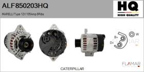 HQ ALF850203HQ - ALT NUEVO MARELLI Type 12V 105Amp PR8