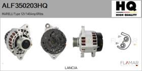 HQ ALF350203HQ - ALT NUEVO MARELLI Type 12V 140Amp PR6