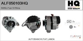 HQ ALF050103HQ - ALT NUEVO MARELLI Type 12V 55Amp