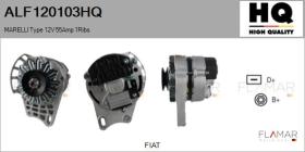 HQ ALF120103HQ - ALT NUEVO MARELLI Type 12V 55Amp PV1