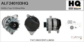 HQ ALF240103HQ - ALT NUEVO MARELLI Type 12V 65Amp PR5