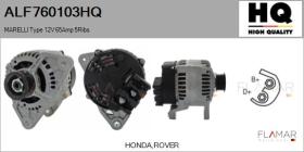 HQ ALF760103HQ - ALT NUEVO MARELLI Type 12V 65Amp PR5