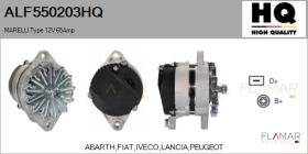 HQ ALF550203HQ - ALT NUEVO MARELLI Type 12V 65Amp PV1