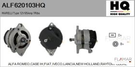 HQ ALF620103HQ - ALT NUEVO MARELLI Type 12V 65Amp PV1