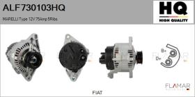HQ ALF730103HQ - ALT NUEVO MARELLI Type 12V 75Amp PR5