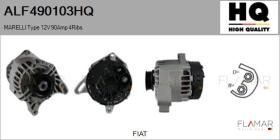 HQ ALF490103HQ - ALT NUEVO MARELLI Type 12V 90Amp PR4
