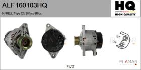 HQ ALF160103HQ - ALT NUEVO MARELLI Type 12V 90Amp PR6