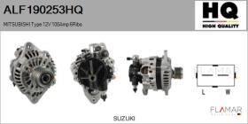HQ ALF190253HQ - ALT NUEVO MITSUBISHI Type 12V 100Amp PFR6