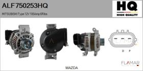HQ ALF750253HQ - ALT NUEVO MITSUBISHI Type 12V 100Amp PR6