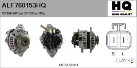 HQ ALF760153HQ - ALT NUEVO MITSUBISHI Type 12V 105Amp PV1