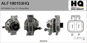 HQ ALF190153HQ - ALT NUEVO MITSUBISHI Type 12V 110Amp 6Ribs