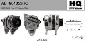 HQ ALF801353HQ - ALT NUEVO MITSUBISHI Type 12V 110Amp PR6