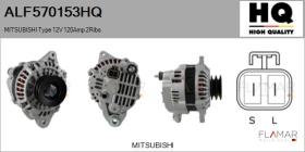 HQ ALF570153HQ - ALT NUEVO MITSUBISHI Type 12V 120Amp 2Ribs