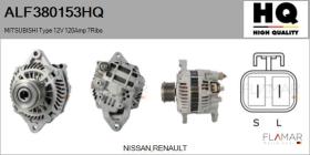 HQ ALF380153HQ - ALT NUEVO MITSUBISHI Type 12V 120Amp PFR7