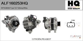HQ ALF160253HQ - ALT NUEVO MITSUBISHI Type 12V 120Amp PR6