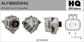HQ ALF850253HQ - ALT NUEVO MITSUBISHI Type 12V 140Amp PR6
