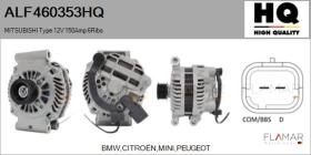 HQ ALF460353HQ - ALT NUEVO MITSUBISHI Type 12V 150Amp PFR6