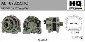 HQ ALF070253HQ - ALT NUEVO MITSUBISHI Type 12V 210Amp PFR7