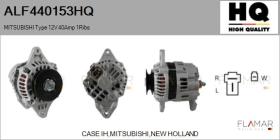 HQ ALF440153HQ - ALT NUEVO MITSUBISHI Type 12V 40Amp PV1