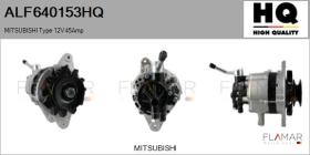 HQ ALF640153HQ - ALT NUEVO MITSUBISHI Type 12V 45Amp