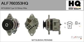 HQ ALF760353HQ - ALT NUEVO MITSUBISHI Type 12V 50Amp