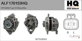 HQ ALF170153HQ - ALT NUEVO MITSUBISHI Type 12V 65Amp PR4