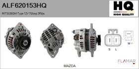 HQ ALF620153HQ - ALT NUEVO MITSUBISHI Type 12V 70Amp PR3