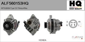 HQ ALF560153HQ - ALT NUEVO MITSUBISHI Type 12V 70Amp PR4