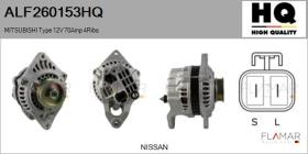 HQ ALF260153HQ - ALT NUEVO MITSUBISHI Type 12V 70Amp PR4