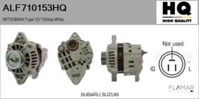 HQ ALF710153HQ - ALT NUEVO MITSUBISHI Type 12V 70Amp PR4