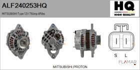 HQ ALF240253HQ - ALT NUEVO MITSUBISHI Type 12V 75Amp PR4
