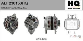 HQ ALF230153HQ - ALT NUEVO MITSUBISHI Type 12V 75Amp PR4