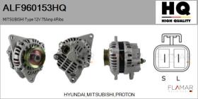HQ ALF960153HQ - ALT NUEVO MITSUBISHI Type 12V 75Amp PR4
