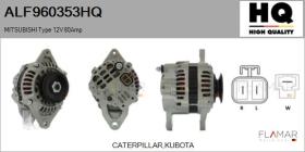 HQ ALF960353HQ - ALT NUEVO MITSUBISHI Type 12V 80Amp