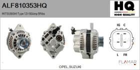 HQ ALF810353HQ - ALT NUEVO MITSUBISHI Type 12V 80Amp PR5