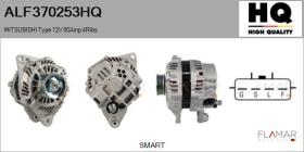 HQ ALF370253HQ - ALT NUEVO MITSUBISHI Type 12V 90Amp PR4