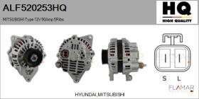 HQ ALF520253HQ - ALT NUEVO MITSUBISHI Type 12V 90Amp PR5