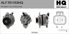 HQ ALF701153HQ - ALT NUEVO MITSUBISHI Type 12V 90Amp PV1