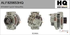 HQ ALF820653HQ - ALT NUEVO MITSUBISHI Type 24V 100Amp PR8