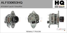 HQ ALF030653HQ - ALT NUEVO MITSUBISHI Type 24V 110Amp PR8