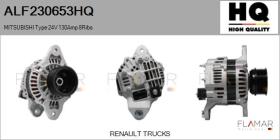 HQ ALF230653HQ - ALT NUEVO MITSUBISHI Type 24V 130Amp PR8