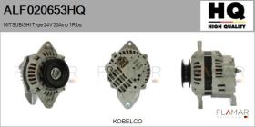 HQ ALF020653HQ - ALT NUEVO MITSUBISHI Type 24V 30Amp 1Ribs