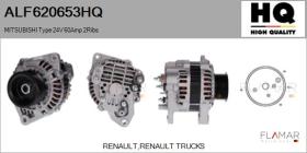 HQ ALF620653HQ - ALT NUEVO MITSUBISHI Type 24V 60Amp DP2