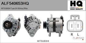HQ ALF540653HQ - ALT NUEVO MITSUBISHI Type 24V 80Amp DP2