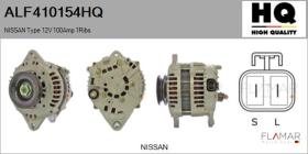 HQ ALF410154HQ - ALT NUEVO NISSAN Type 12V 100Amp PV1