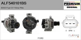 BOSCH ALF540101BS - ALT NUEVO ORIG. BOSCH Type 12V 110Amp PR7